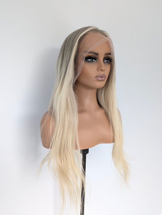 GIGI Lace Front Human Hair Ombre Blonde MTO